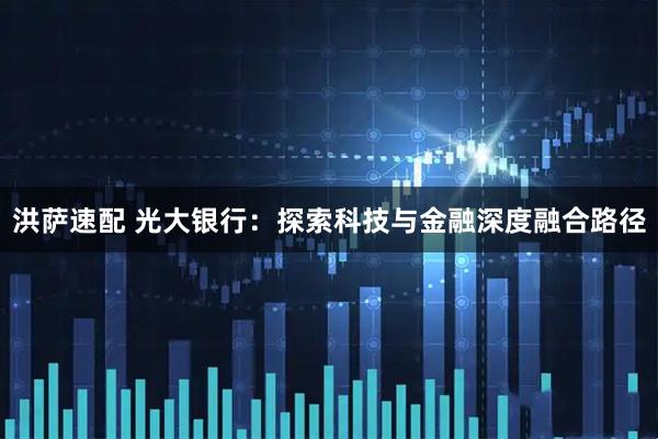 洪萨速配 光大银行：探索科技与金融深度融合路径