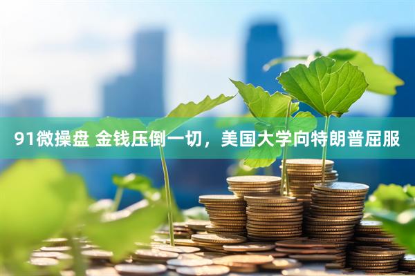 91微操盘 金钱压倒一切，美国大学向特朗普屈服